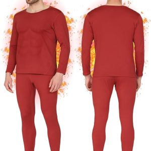 long johns thermal underwear for men skiing winter warm hunting gear fleece lined base layer set top bottom